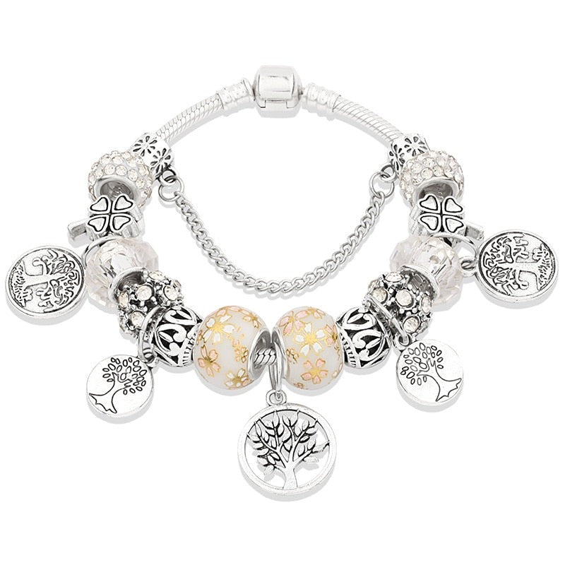 Bransoletka modułowa charms