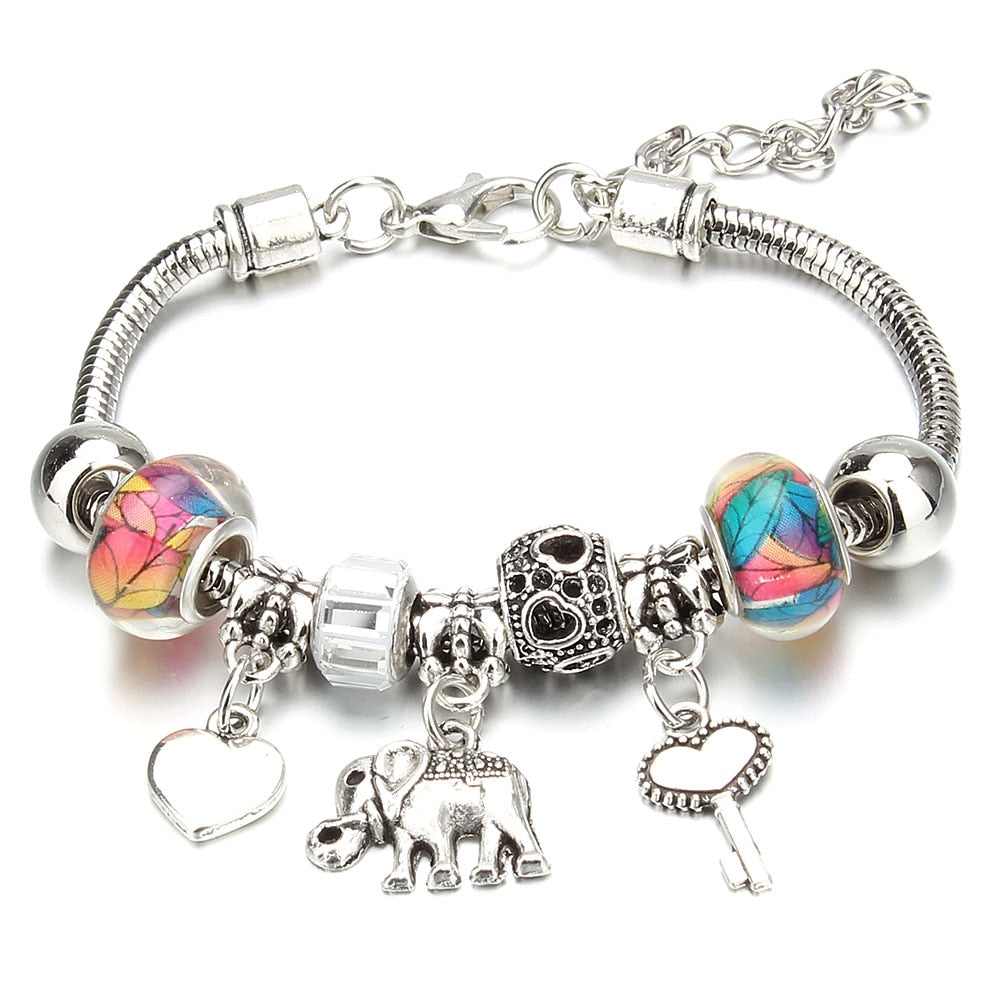 Bransoletka modułowa charms