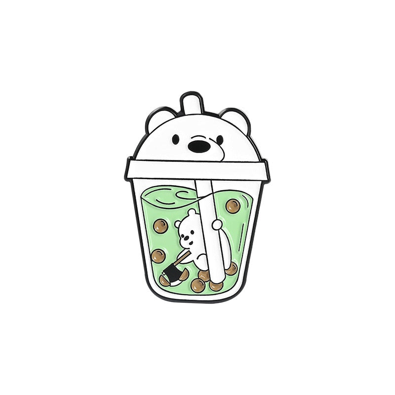 Przypinki - Bubble Tea