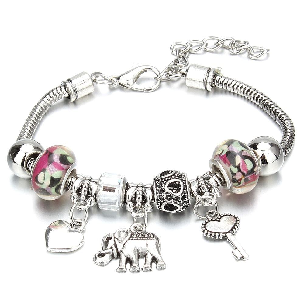 Bransoletka modułowa charms
