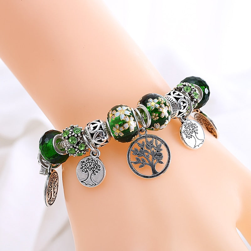 Bransoletka modułowa charms