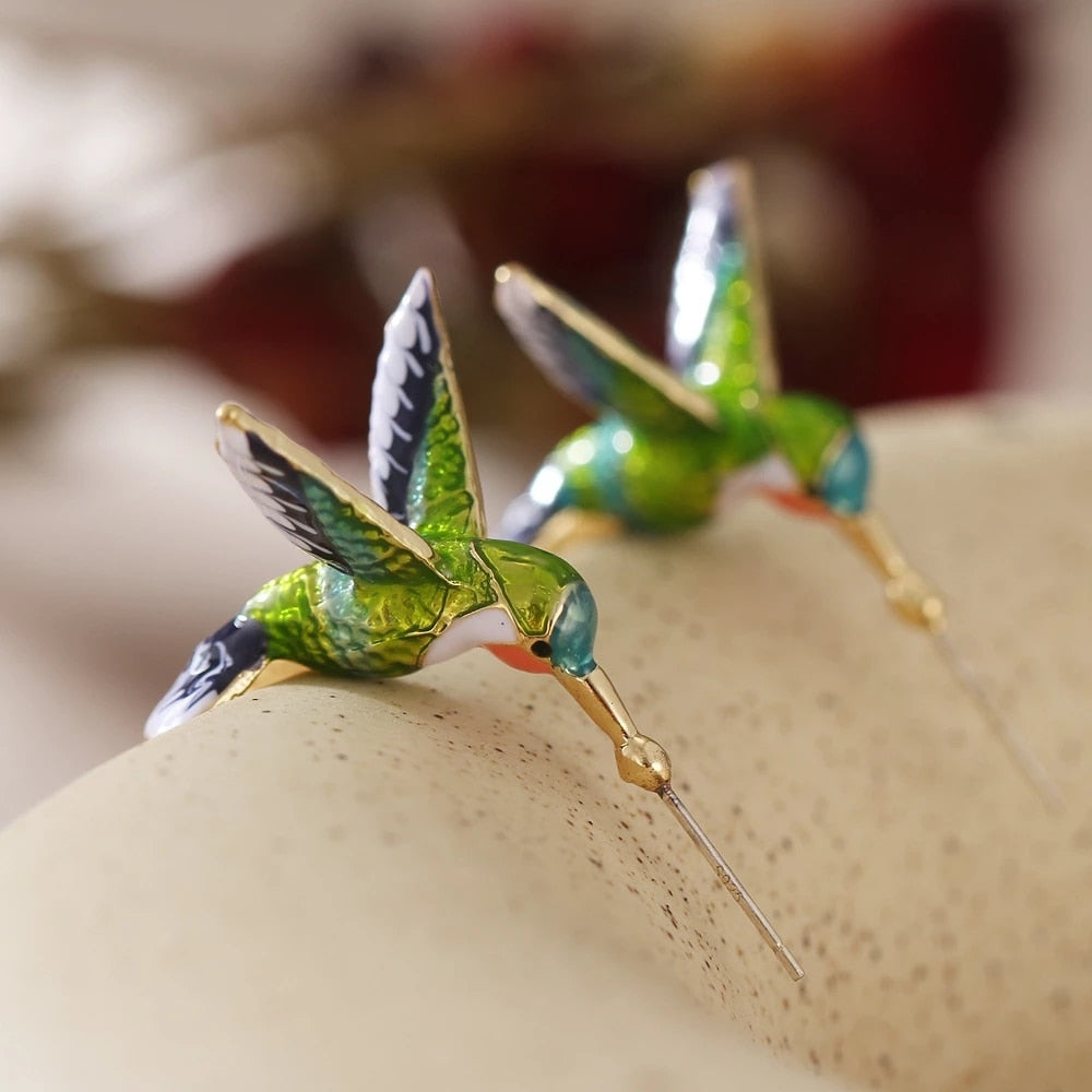 Kolczyki - kolibry