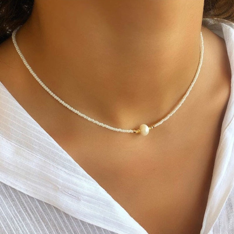 Kolorowy naszyjnik typu choker