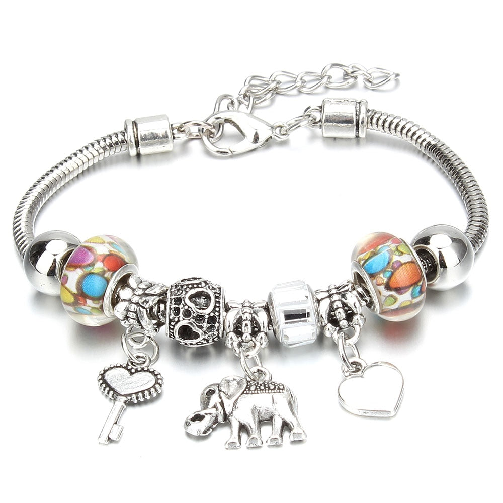 Bransoletka modułowa charms