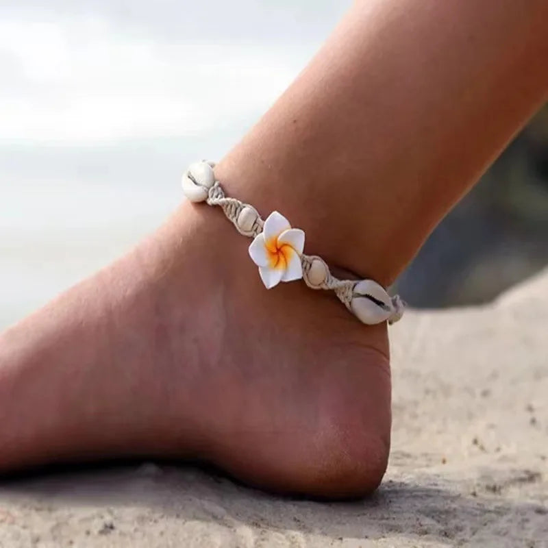 Bransoletka na kostkę Boho