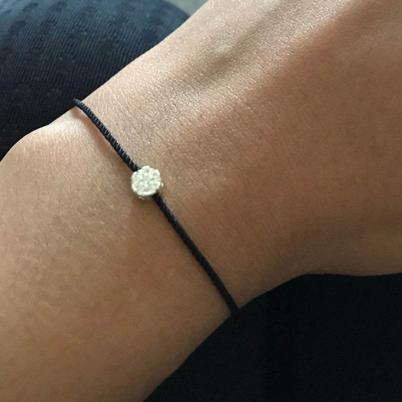 Minimalistyczna bransoletka z cyrkonią